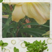 Serviette Lily Fleur Jaune (Plié)