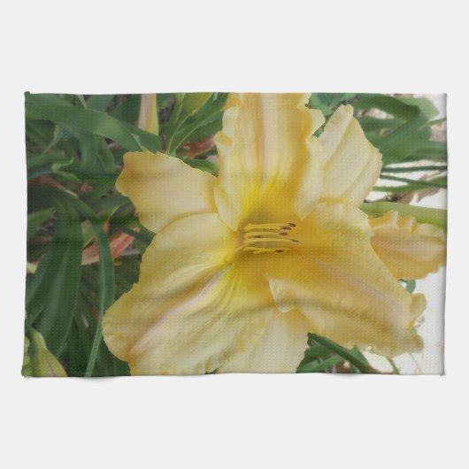 Serviette Lily Fleur Jaune (Horizontal)
