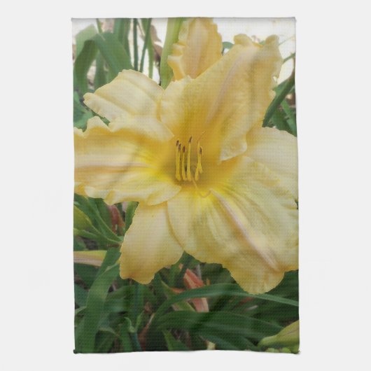 Serviette Lily Fleur Jaune (Vertical)