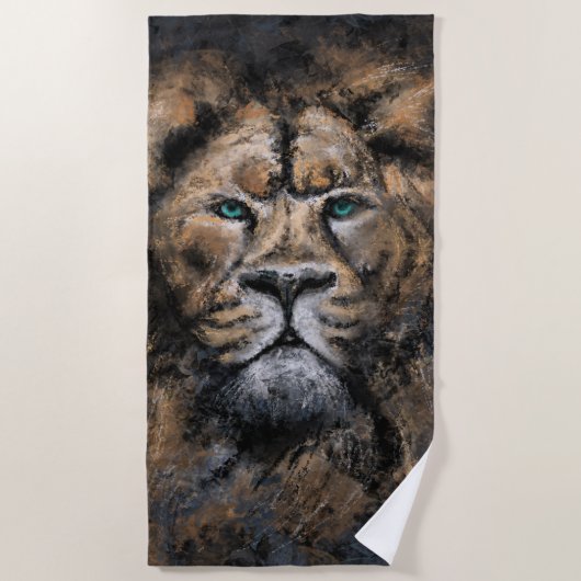 Serviette Lion Beach (Devant)