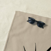 Serviette Lion Beach - Choisissez la couleur (En situation)