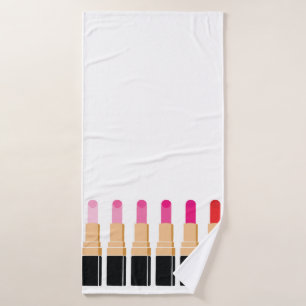 Serviette Lipsticks Rose