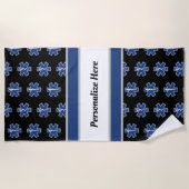 Serviette    Logo Beach EMS d'urgence (Devant)