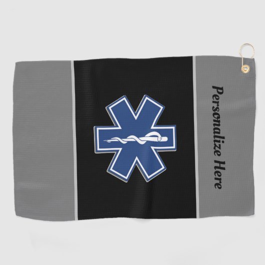 Serviette    LogoGolf Médicale d'urgence (Horizontal)