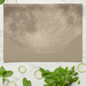 Serviette Lune Pleine lune Plat Serviette Décor Lu (Plié)