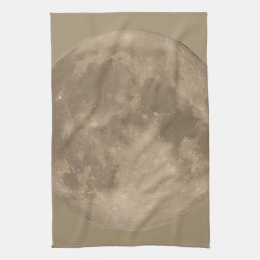 Serviette Lune Pleine lune Plat Serviette Décor Lu (Vertical)