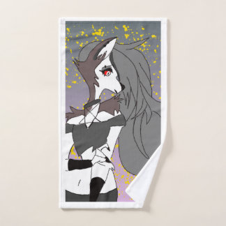 serviette main