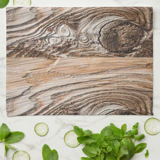 Serviette main cuisine en bois (Plié)