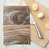 Serviette main cuisine en bois (Quart Plié)