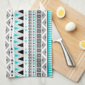 Serviette main de cuisine/Tribal (Quart Plié)