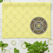 Serviette main Gemini Mandala (Plié)