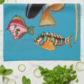 Serviette main Grande Poisson (Plié)