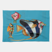 Serviette main Grande Poisson (Horizontal)