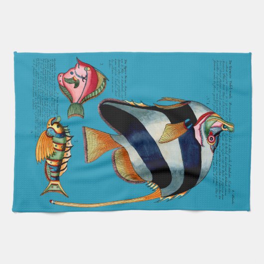 Serviette main Grande Poisson (Horizontal)