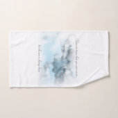 Serviette manuelle nuageuse (Serviette à main)