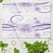 Serviette mauve Miriam (Plié)