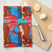 serviette mermaids roux (Quart Plié)