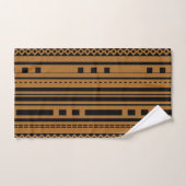 Serviette moderne à motifs géométriques sur fond u (Serviette à main)