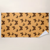 Serviette Monarch Beach Doodé (Devant)