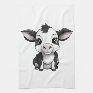 Serviette "Moo-dern Kitchen" - Mains Sèches, Coeur