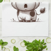 Serviette "Moo-dern Kitchen" - Mains Sèches, Coeur (Plié)