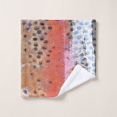 Serviette Motif Abstraite pour la peau de truite a (Gant de toilette)
