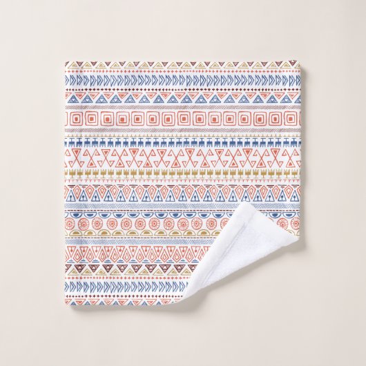 Serviette Motif Aztec (Gant de toilette)