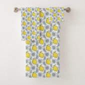 Serviette Motif citron (En situation)