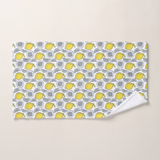 Serviette Motif citron (Serviette à main)