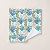 Serviette Motif Coral Seaweed (Gant de toilette)