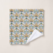 Serviette Motif de crabe de mer (Gant de toilette)
