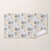 Serviette Motif de hibou (Serviette à main)