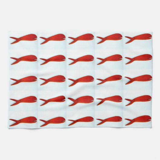 serviette motif de poisson (Horizontal)