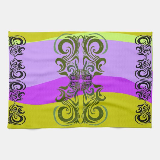 Serviette Motif exotique (Horizontal)