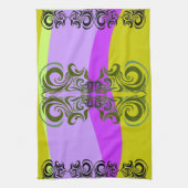 Serviette Motif exotique (Vertical)