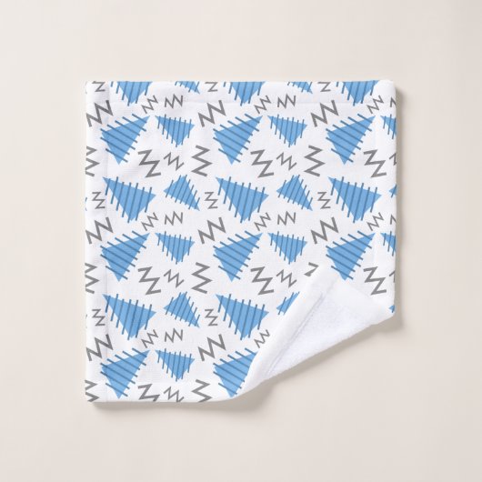 Serviette Motif Memphis (Gant de toilette)