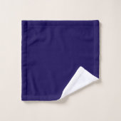 Serviette motif planètes étoiles bleu orange (Gant de toilette)