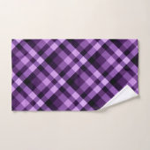 Serviette Motif Plum Purple Moderne (Serviette à main)