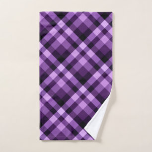Serviette Motif Plum Purple Moderne