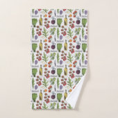 Serviette Motif salade (Serviette à main)