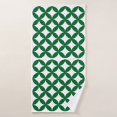 Serviette Motif Shippo verte (Serviette de bain)