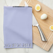 Serviette New York personnalisée Times Carré Servi (Quart Plié)