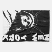 Serviette New York Statue de la Liberté NYC Servie (Horizontal)