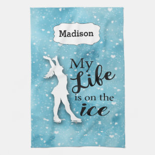 Serviette nommée faite sur commande de chiffon de