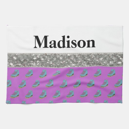 Serviette nommée faite sur commande de chiffon de (Horizontal)