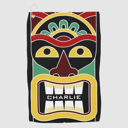 Serviette nommée faite sur commande de golf de (Devant)