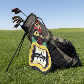 Serviette nommée faite sur commande de golf de (Vert)