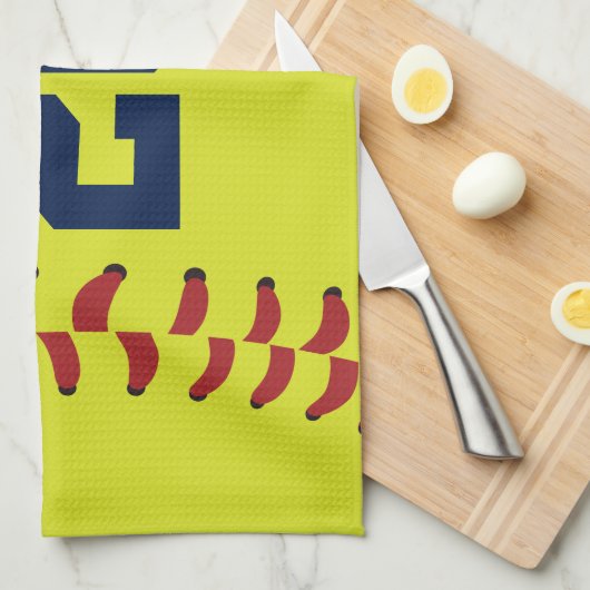 Serviette numérotée par personnaliser (Quart Plié)