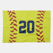 Serviette numérotée par personnaliser (Horizontal)