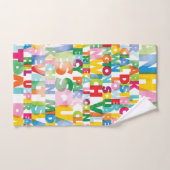 Serviette NYC Boroughs (Serviette à main)